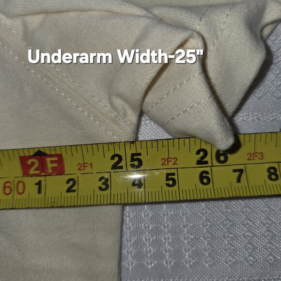 Well Known Studios Gansevoort Mens Shirt Sz XXL Cream Unisex New With Tags NWT - Picture 16 of 16